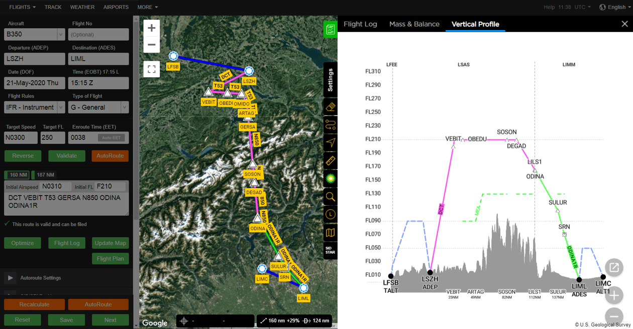 Major upgrade to terrain and vertical profile